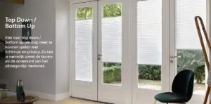 Plissé gordijnen top-down bottom-up — energiezuinige Luxaflex-alternatief RDT Concept