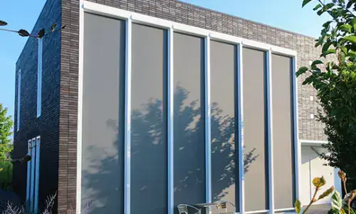 zonnescreen buiten huis screens  zipscreen Ieper