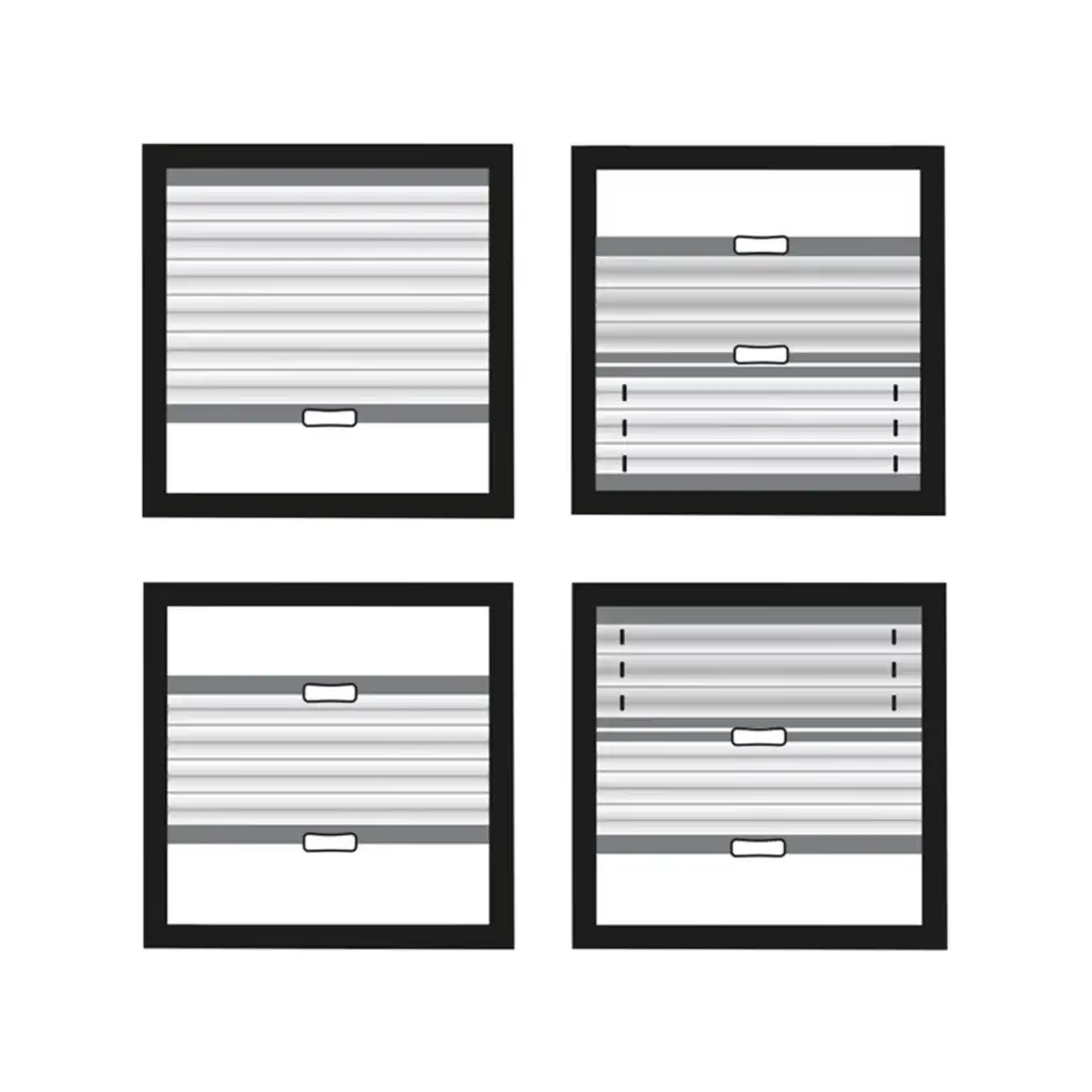 kan worden gemaakt met een minimale-maximale breedte tussen 25 cm en 190 cm en een minimale-maximale hoogte tussen 20 cm en 260 cm.