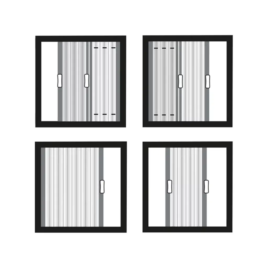 Easy Fit raamdecoratie van Copahome, eenvoudig te monteren zonder boren, voor snelle installatie.