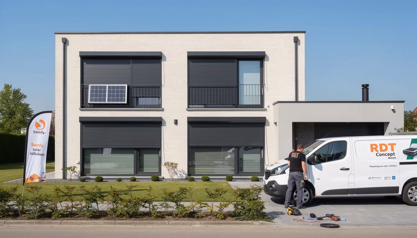 Rolluiken Menen energiezuinig met Somfy motor &mdash; elektrische bediening en optimale isolatie
