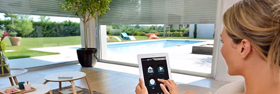 Rolluiken tablet bediening