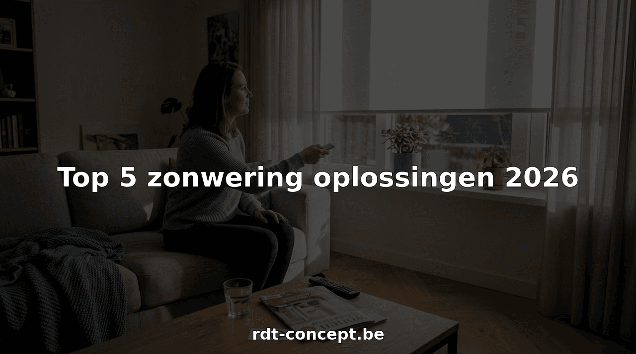 Top 5 zonwering oplossingen 2026