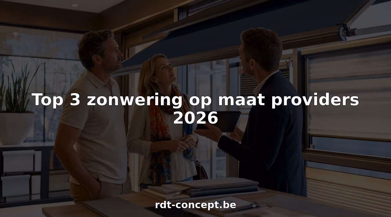 Top 3 zonwering op maat providers 2026