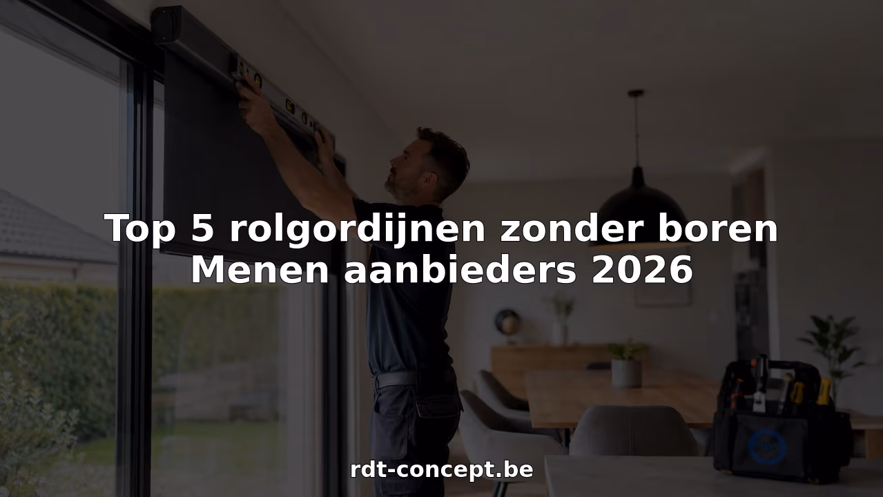 1783914904138_Technician-installing-cordless-roller-blind-at-window - RDT-concept Een monteur plaatst een draadloos rolgordijn bij het raam.