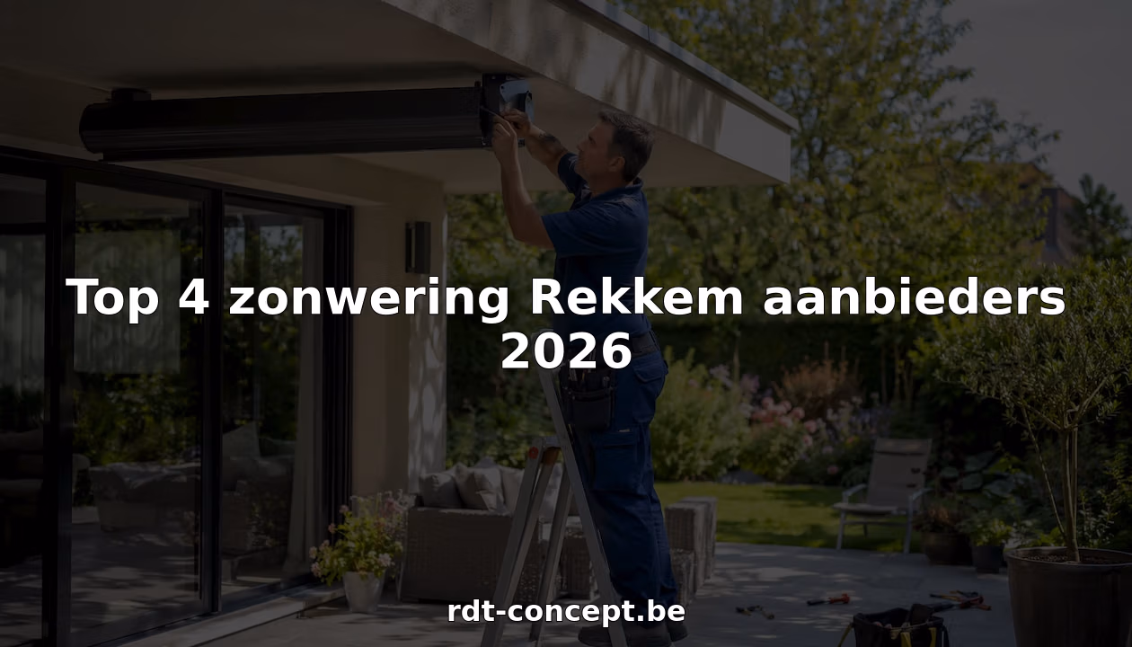 Zonwering Rekkem: aanbieders vergelijken in 2026 - RDT-concept Zonwering Rekkem: aanbieders vergelijken in 2026
