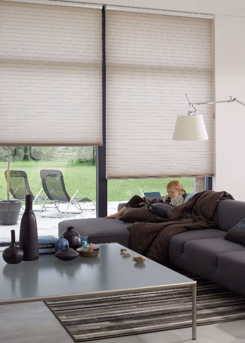 Doupli raamdecoratie geplaatst door RDT Concept Menen &mdash; maatwerk West-Vlaanderen