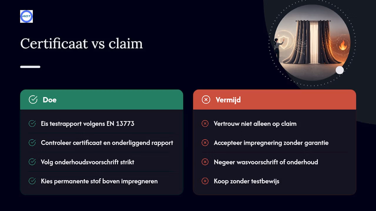 Waarom een certificaat belangrijker is dan een verkoopclaim — overview diagram