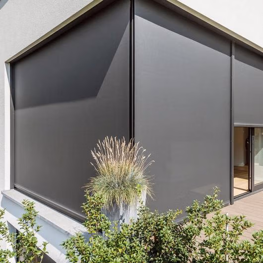 Renson Panovista screen voor hoekbeglazing met strakke buitenzonwering | RDT Concept Menen