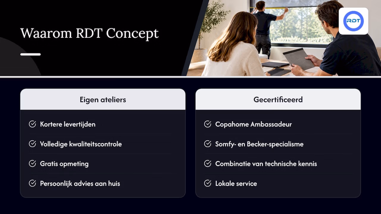 Waarom RDT Concept een geschikte partner is — overview diagram